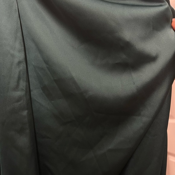 Free People Victoria Maxi Dress Bottle Green Size 12 - Picture 4 of 5